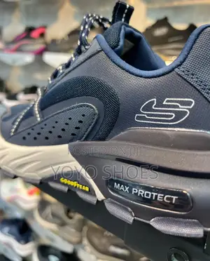 Skechers Max-Protect Blue Fashion Sneaker