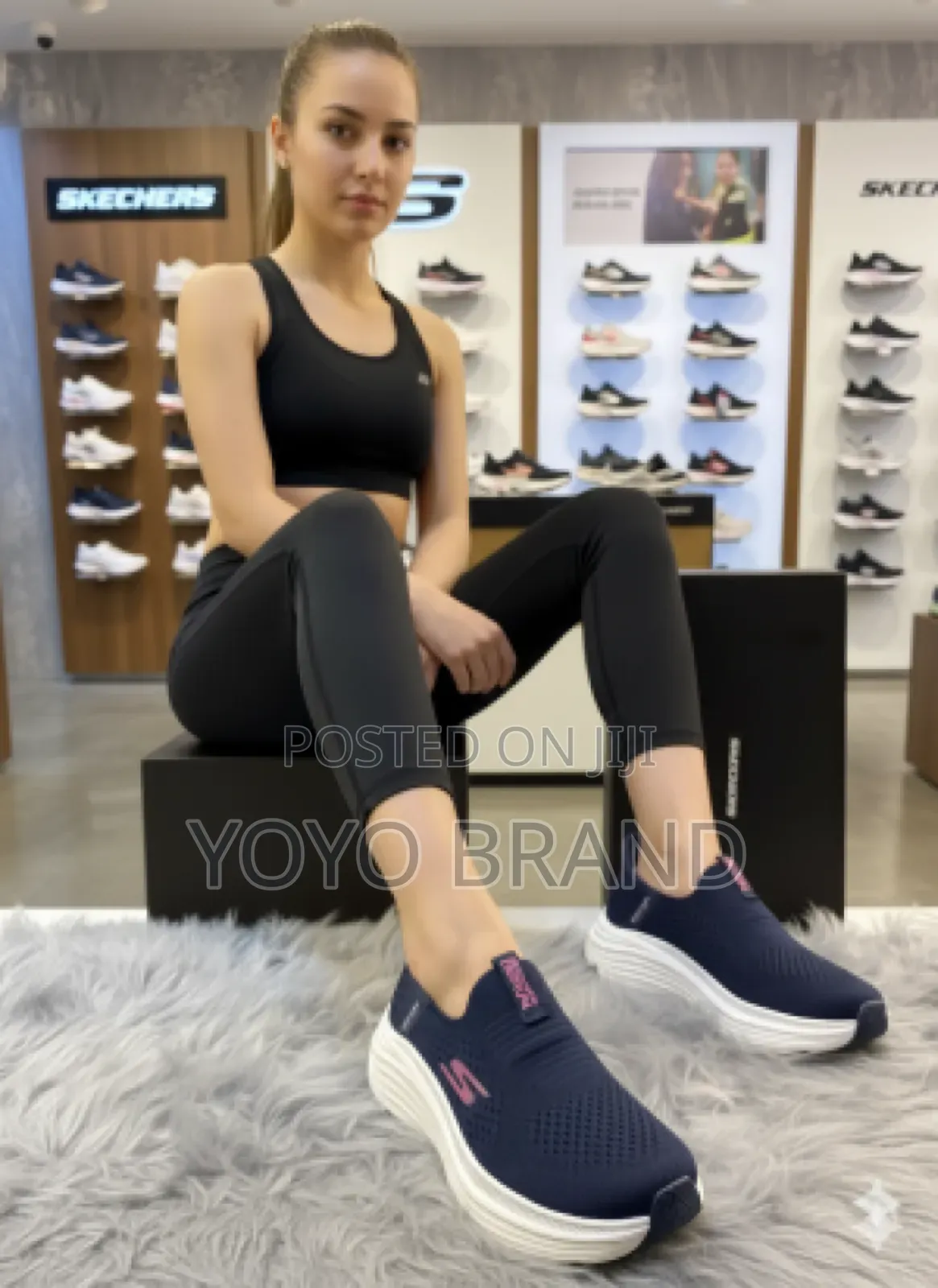 Skechers Max Cushion Muti Coulour Fashion Sneaker