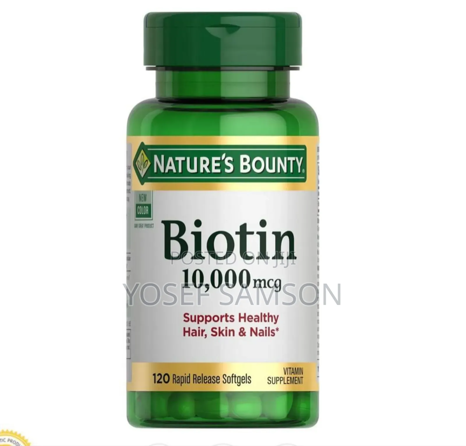Biotin 10,000mg Supports Healthy Hair, Skin Nail