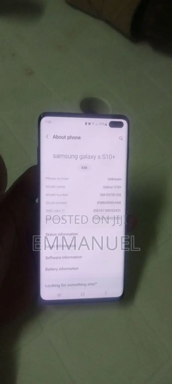 Samsung Galaxy S10 Plus 1 TB Black