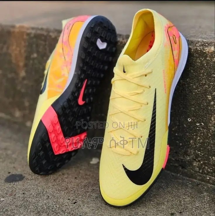 Nike Air Zoom Vapor 16 Tf ‘Yellow/Black’ Football Cleats Taketa Shoes