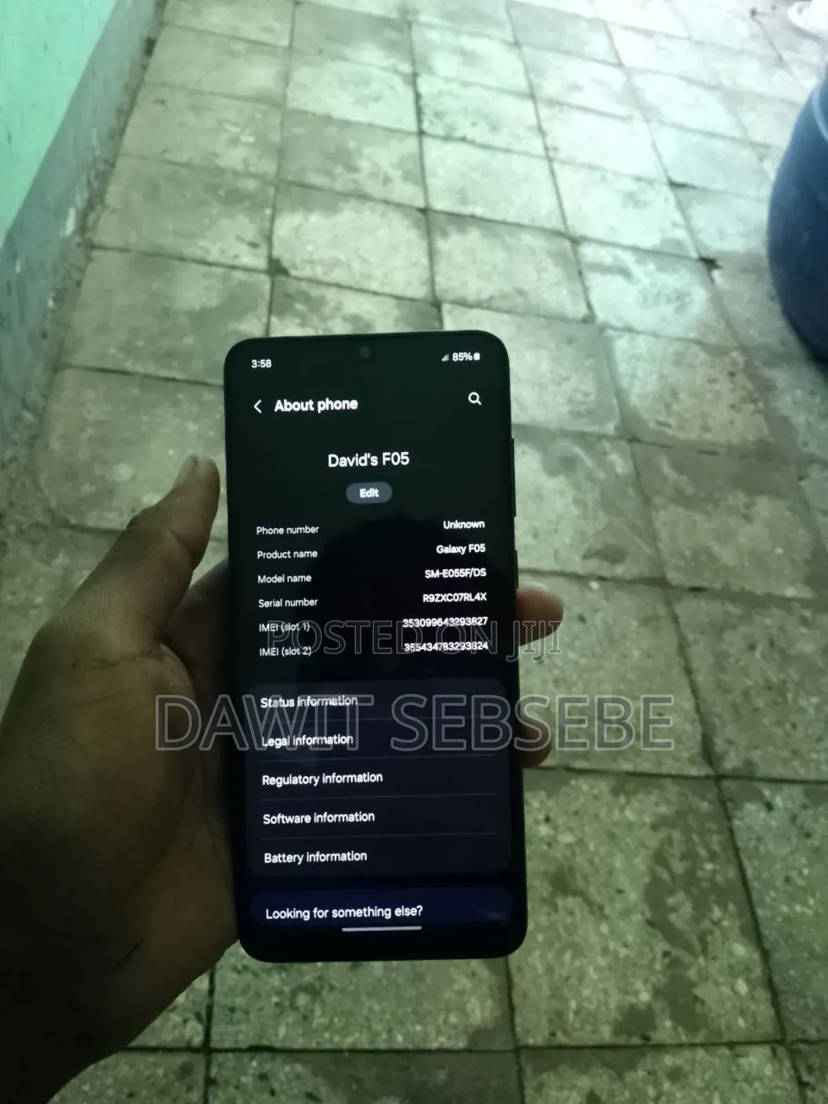 Samsung Galaxy F05 64 GB Blue