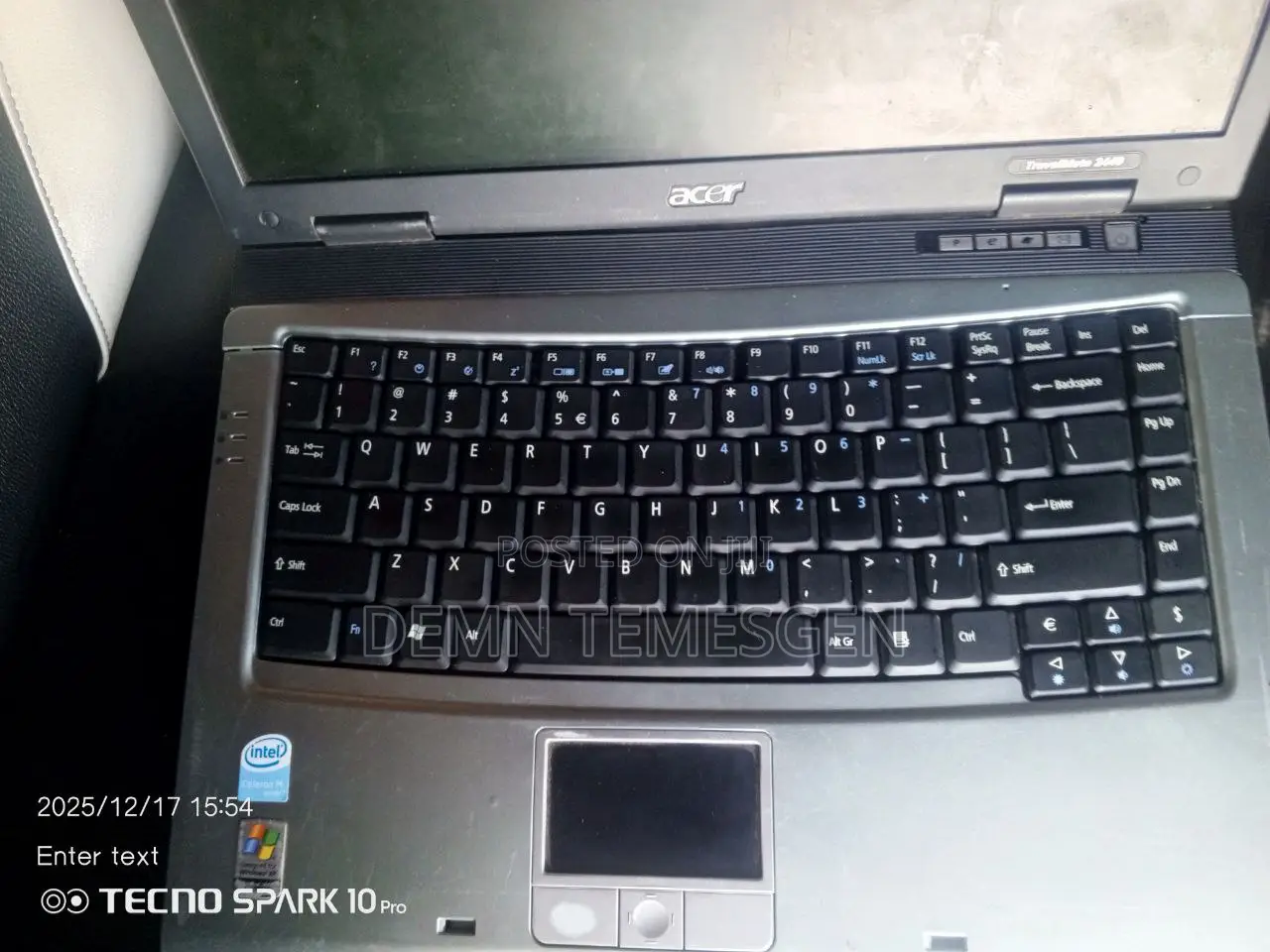 Laptop Acer Aspire 2420 1GB Intel Core M HDD 72GB