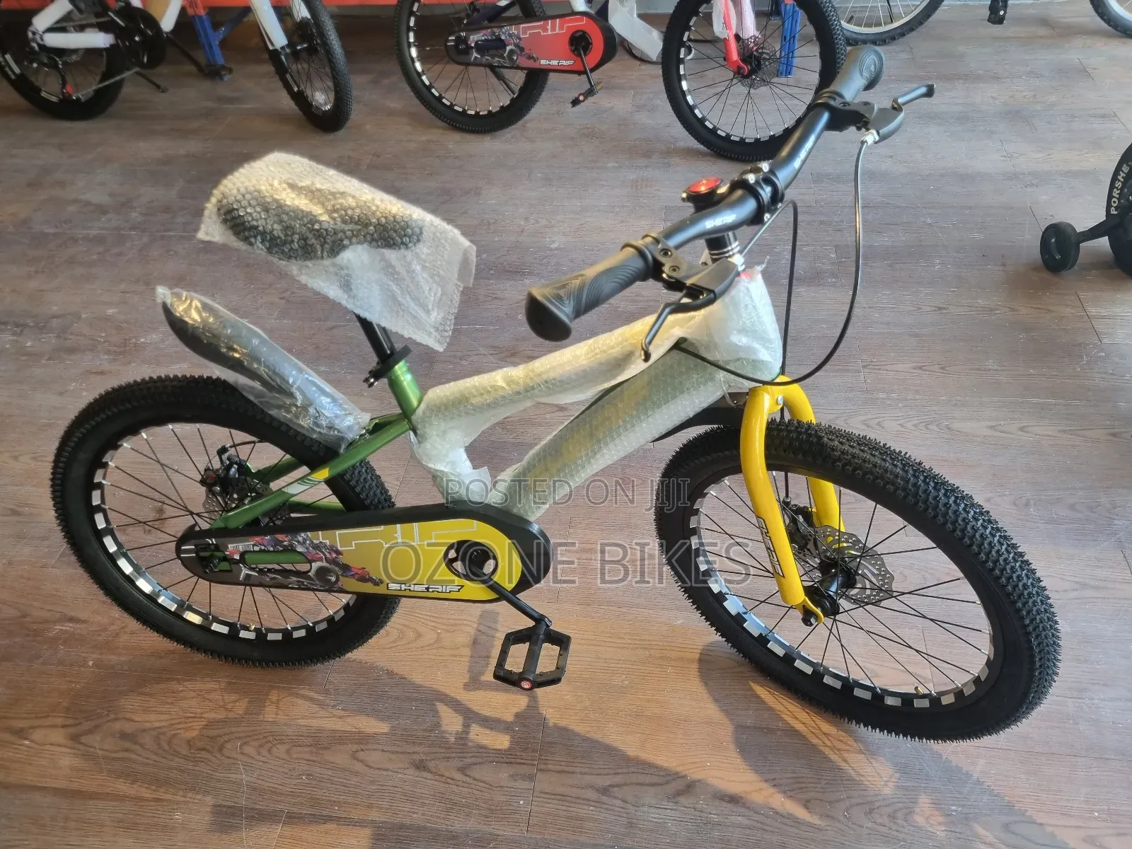 Sherif 20" Inch Bicycle (Green And Yellow)