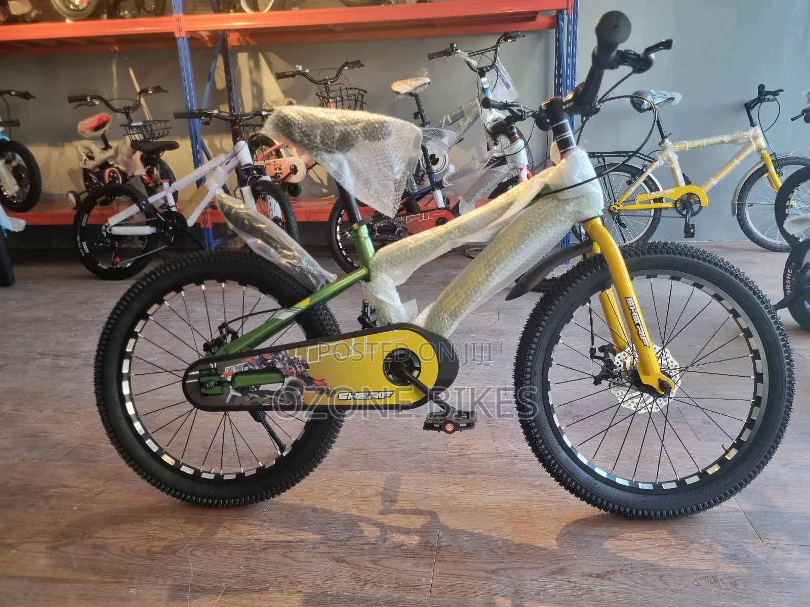 Sherif 20" Inch Bicycle (Green And Yellow)