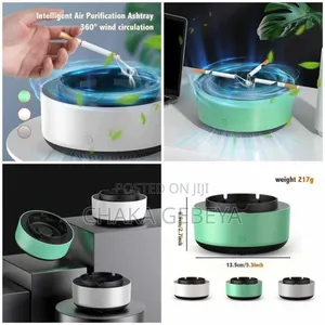 Smokeless Ashtray Air Purifier - Absorbs Smoke Odor With Aroma