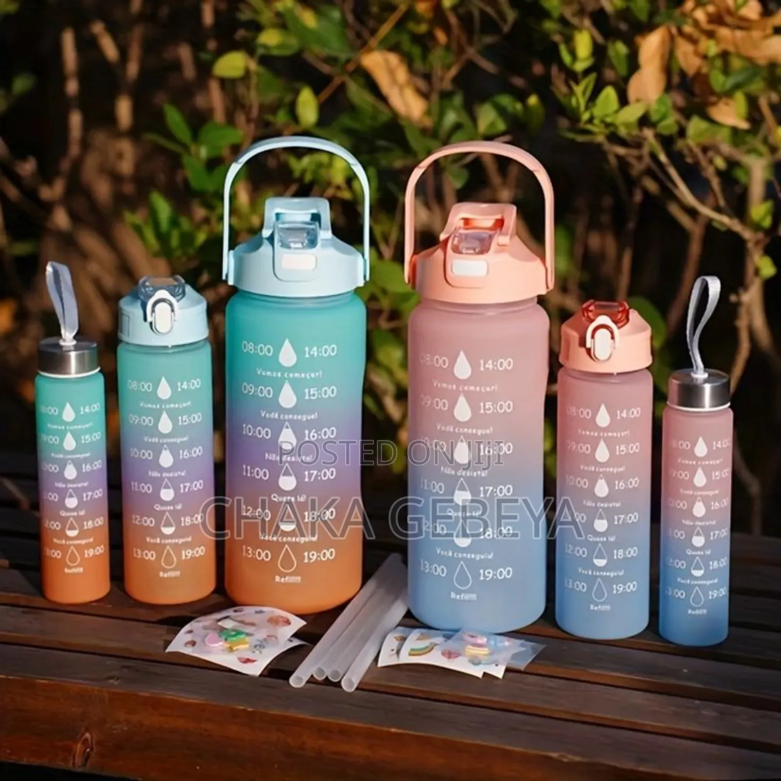 3 Set Sport Water Bottle