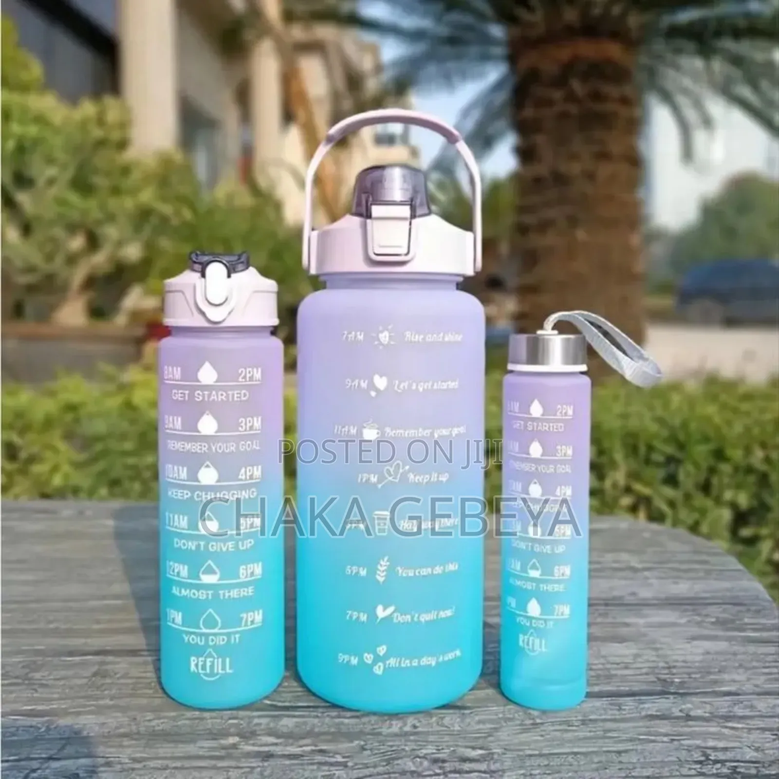 3 Set Sport Water Bottle
