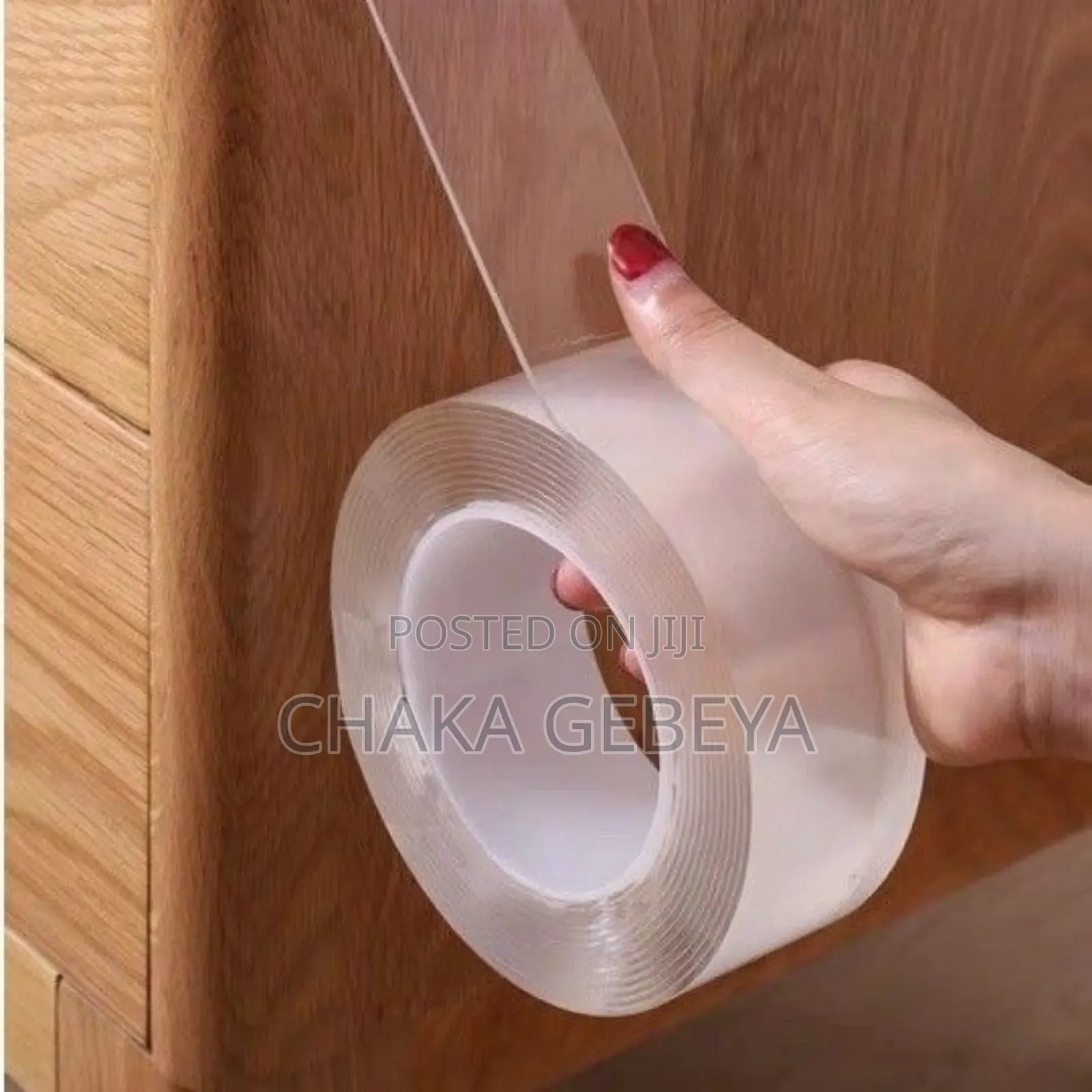 Hang Items Without Damage! ግድግዳ በሚስማር መብሳት ቀረ Double Side Tape