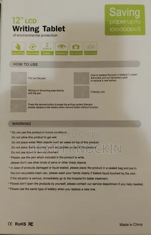 Photo - 12 Inch LCD Writing Tablet for Kids and Students