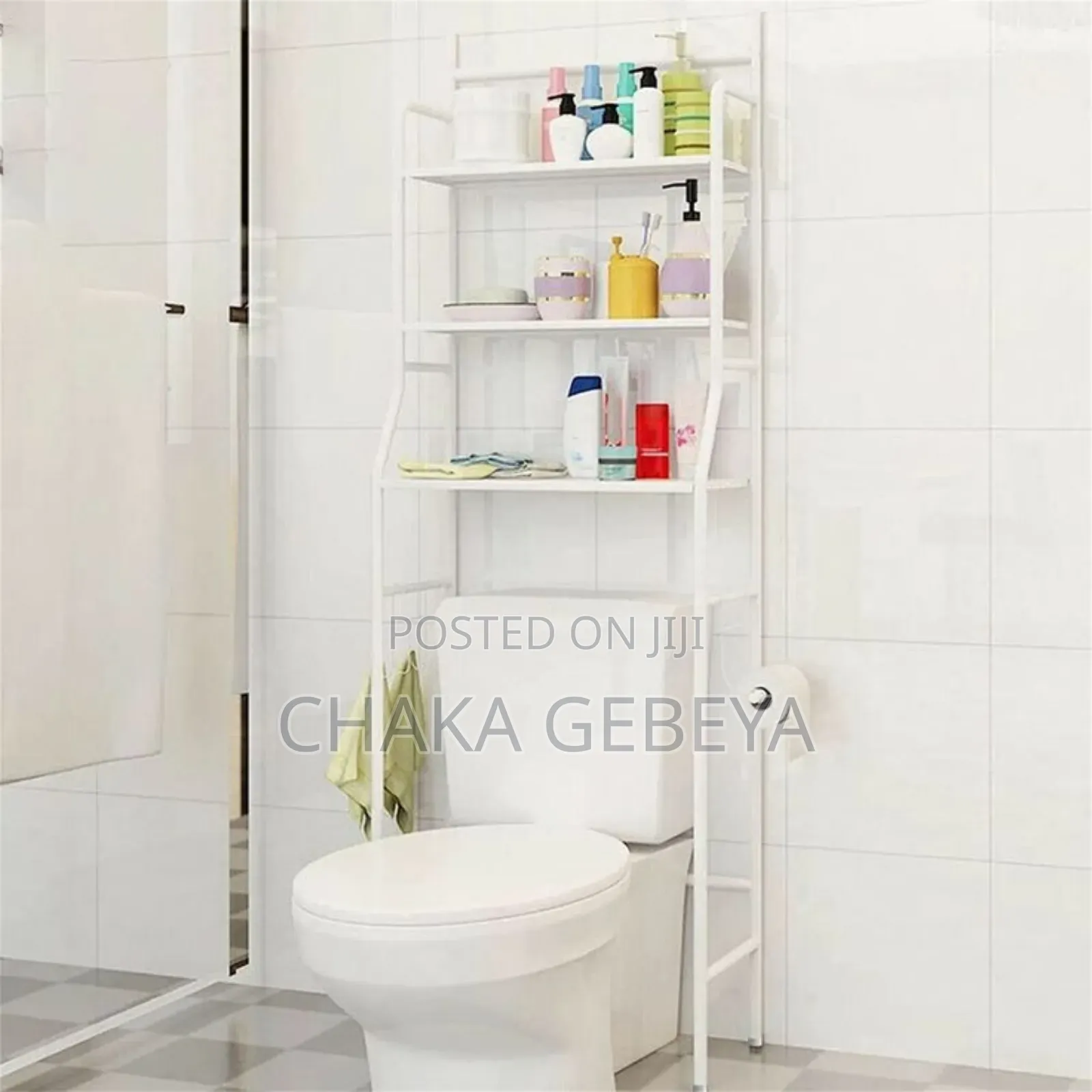 Bathroom Storage Rack for Cleaning Supplies Toiletries