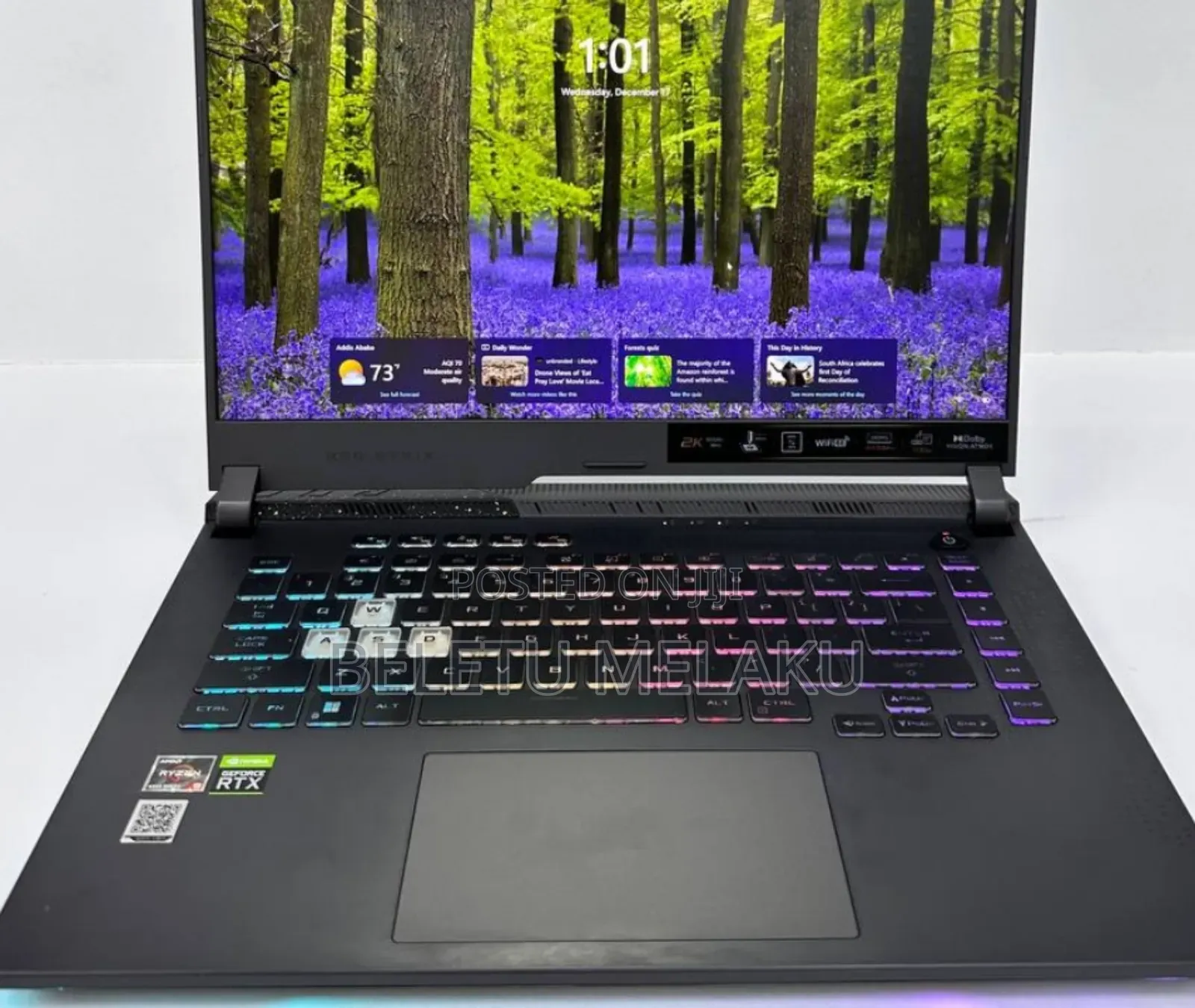 New Laptop Asus ROG Strix G16 G614 16GB Intel Core I9 SSD 512GB