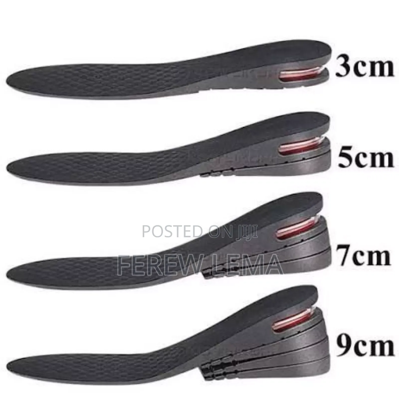 Height Increase Insoles With an Air Cushion Heel. ቁመት መጨመሪያ ሶል