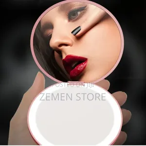 Mini Led Pocket Makeup Mirror (Rechargeable 3x Zoom)