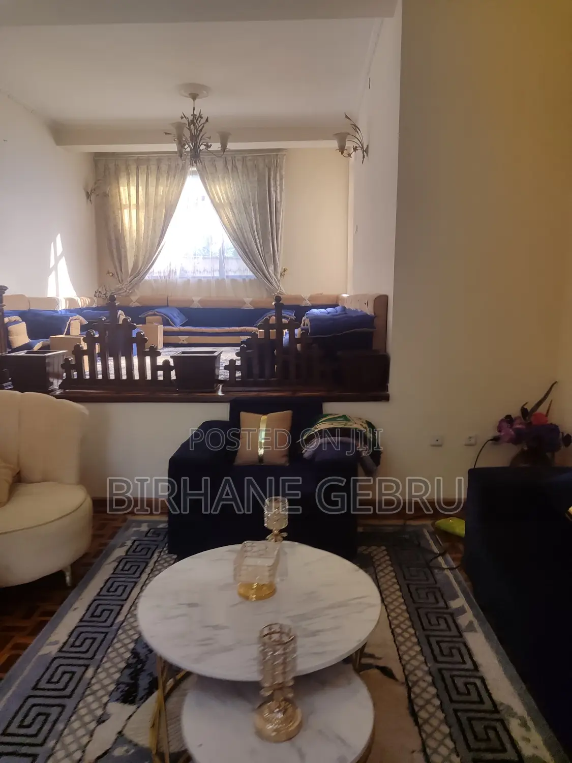Furnished 5bdrm House in G+1 House, Bole for rent