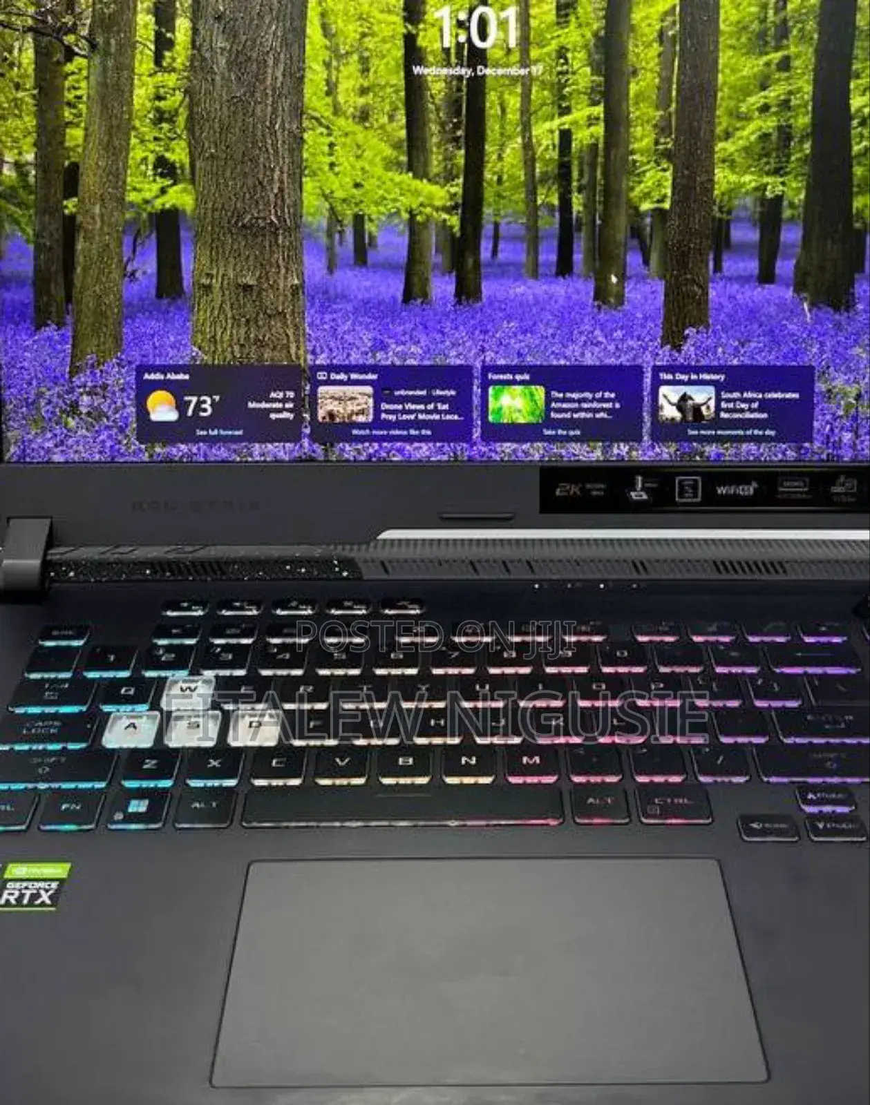 New Laptop Asus ROG Strix G15 16GB AMD Ryzen 9 SSD 512GB