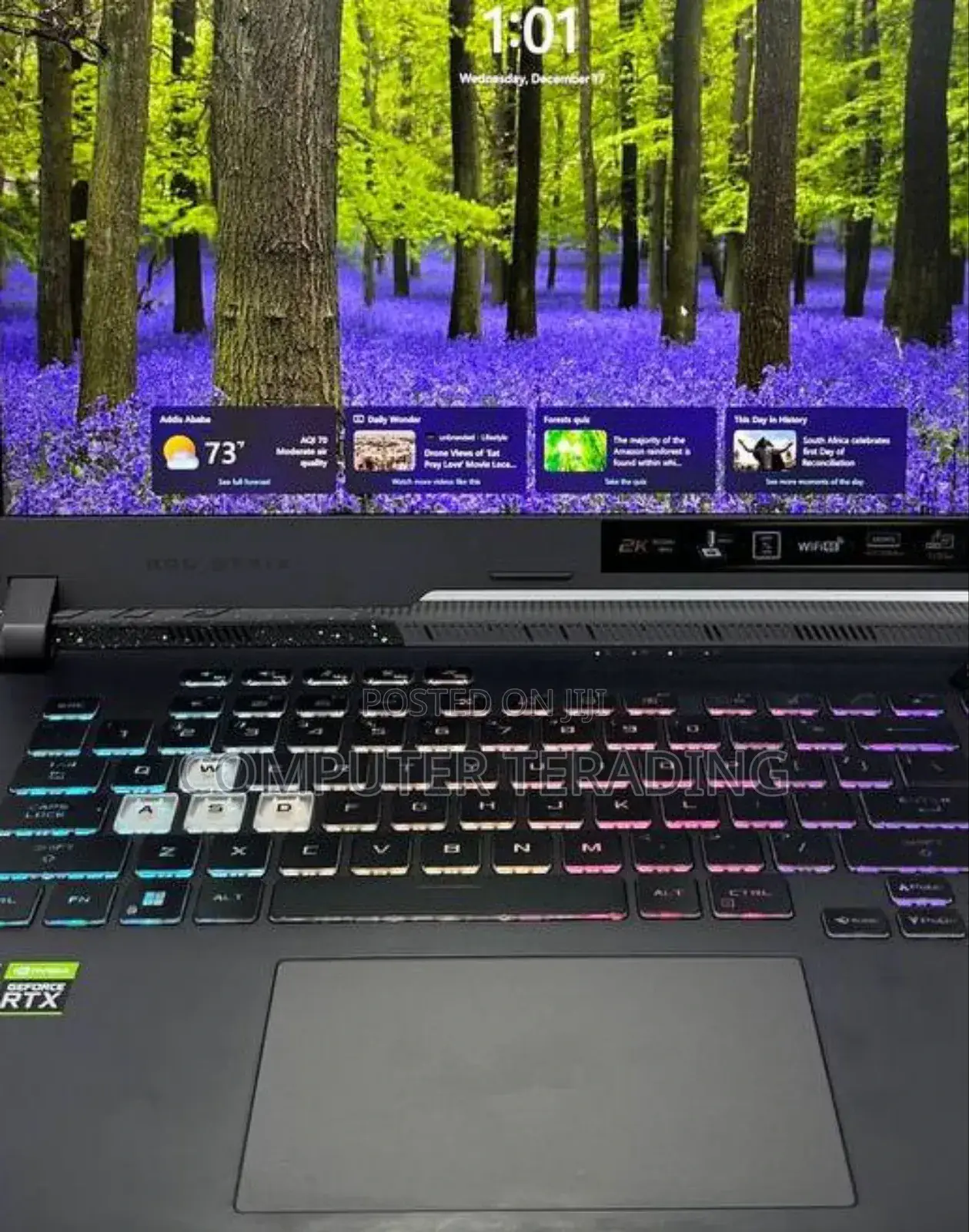 New Laptop Asus ROG Strix G15 16GB AMD Ryzen 9 SSD 512GB