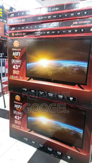 Tornado 43 Double Glass Smart Tv