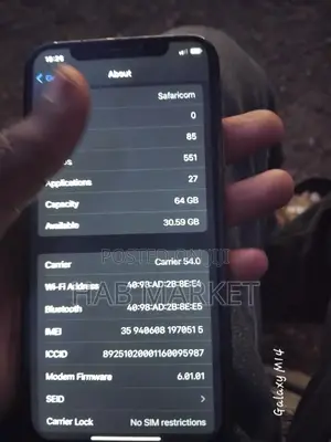 Apple iPhone X 64 GB Black