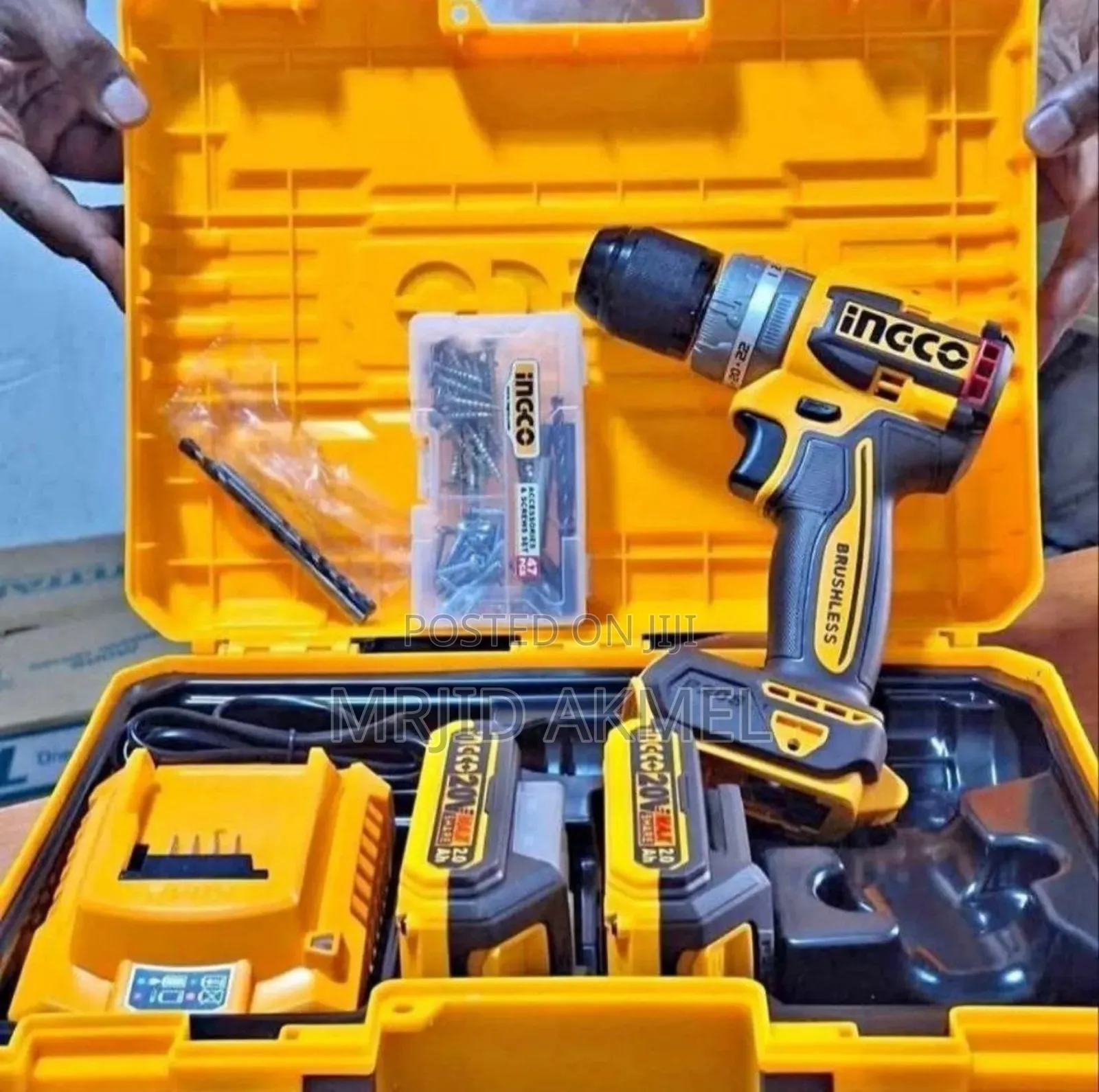Ingco 20v 55nm Compact Brushless Impact Drill
