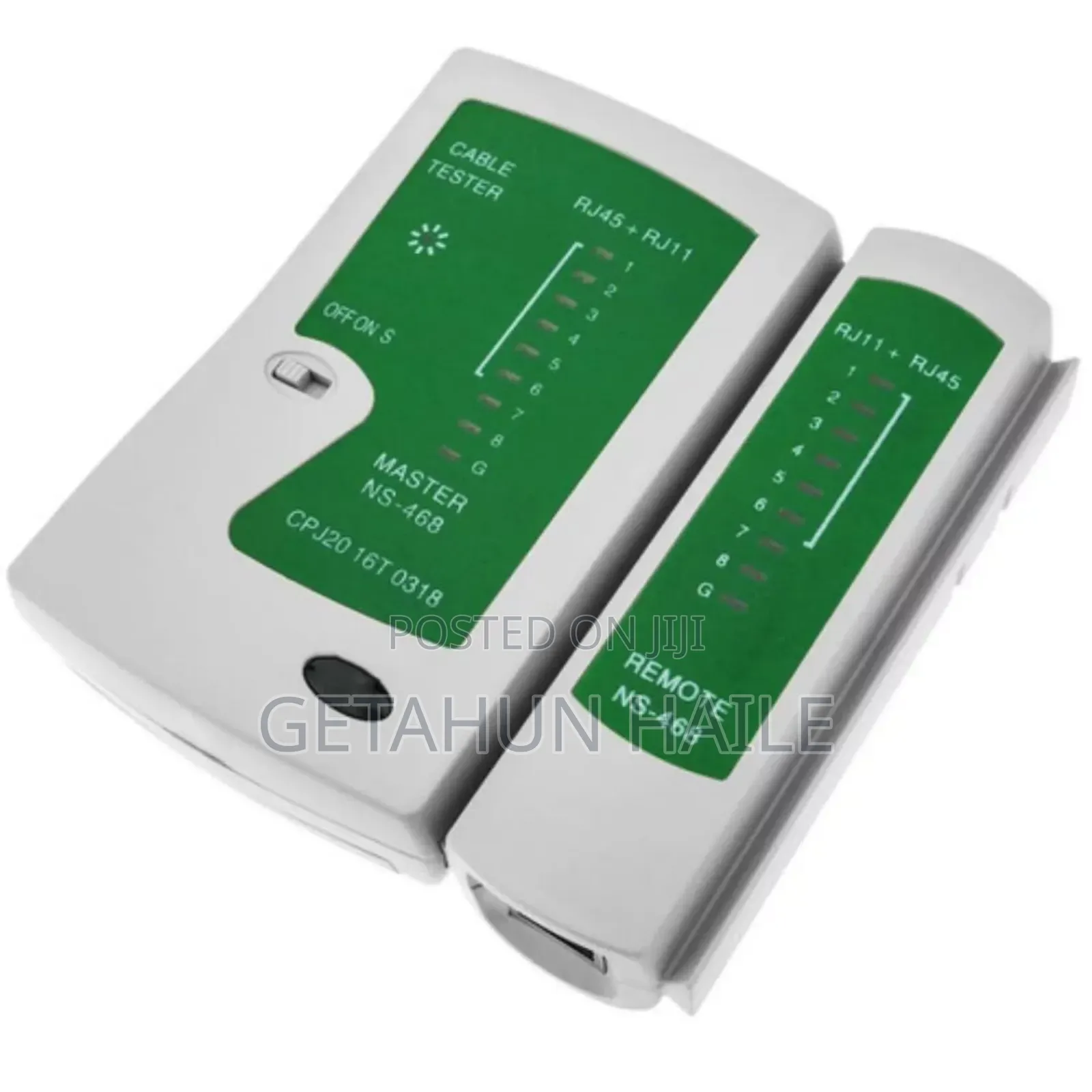 Network Cable Tester Designed for Rj45 and Rj11 Connection