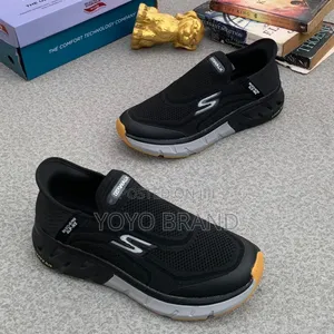 Skechers Slio-ins Black Fashion Sneaker