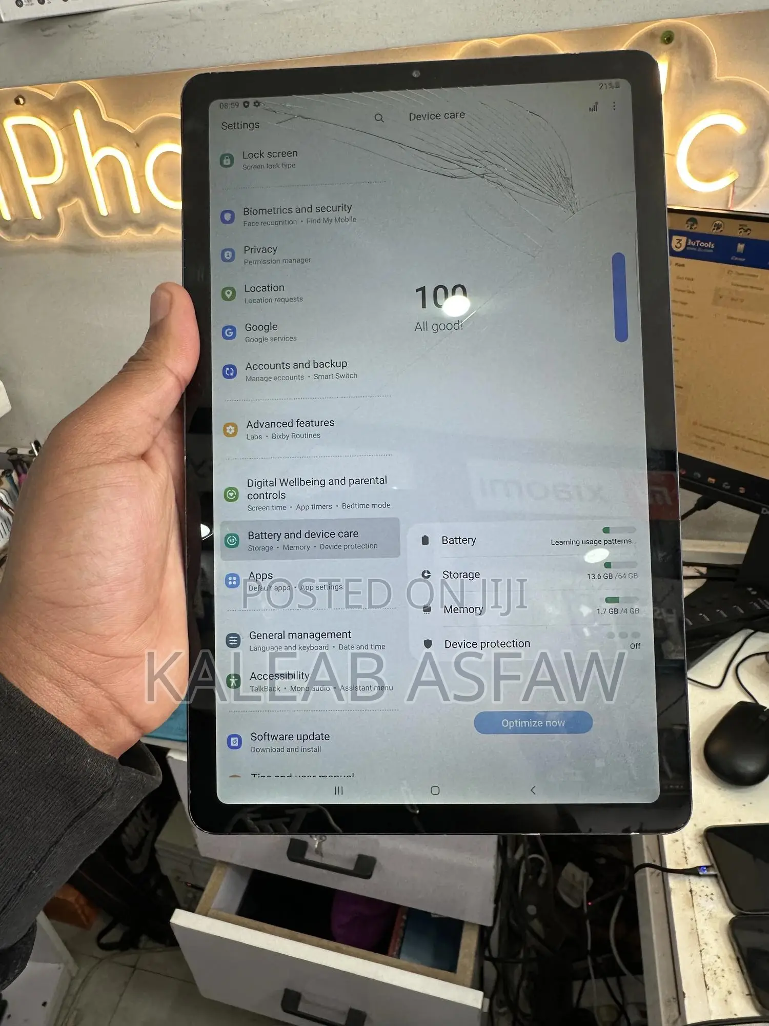 Samsung Galaxy Tab S6 Lite 64 GB Gray