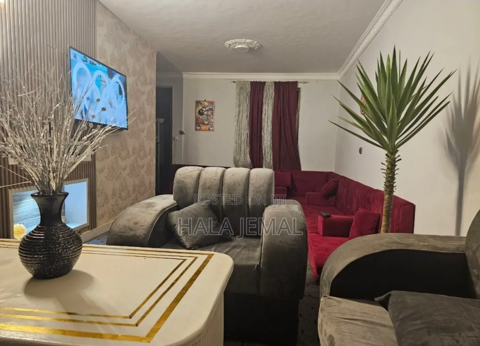 Furnished 3bdrm Apartment in Bole for rent