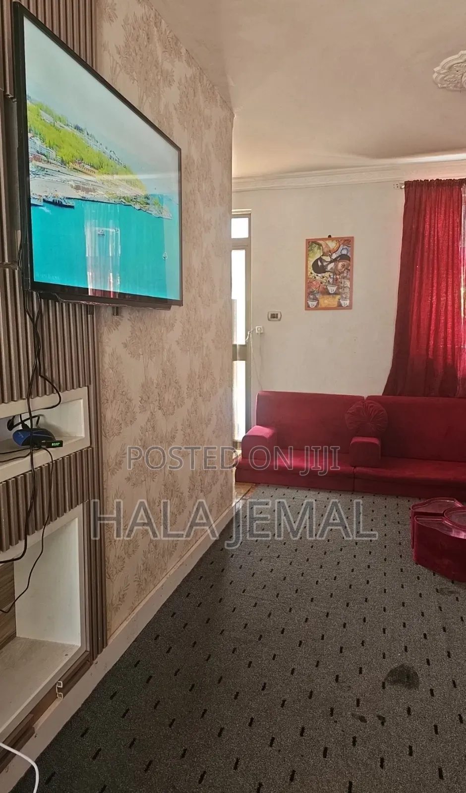 Furnished 3bdrm Apartment in Bole for rent