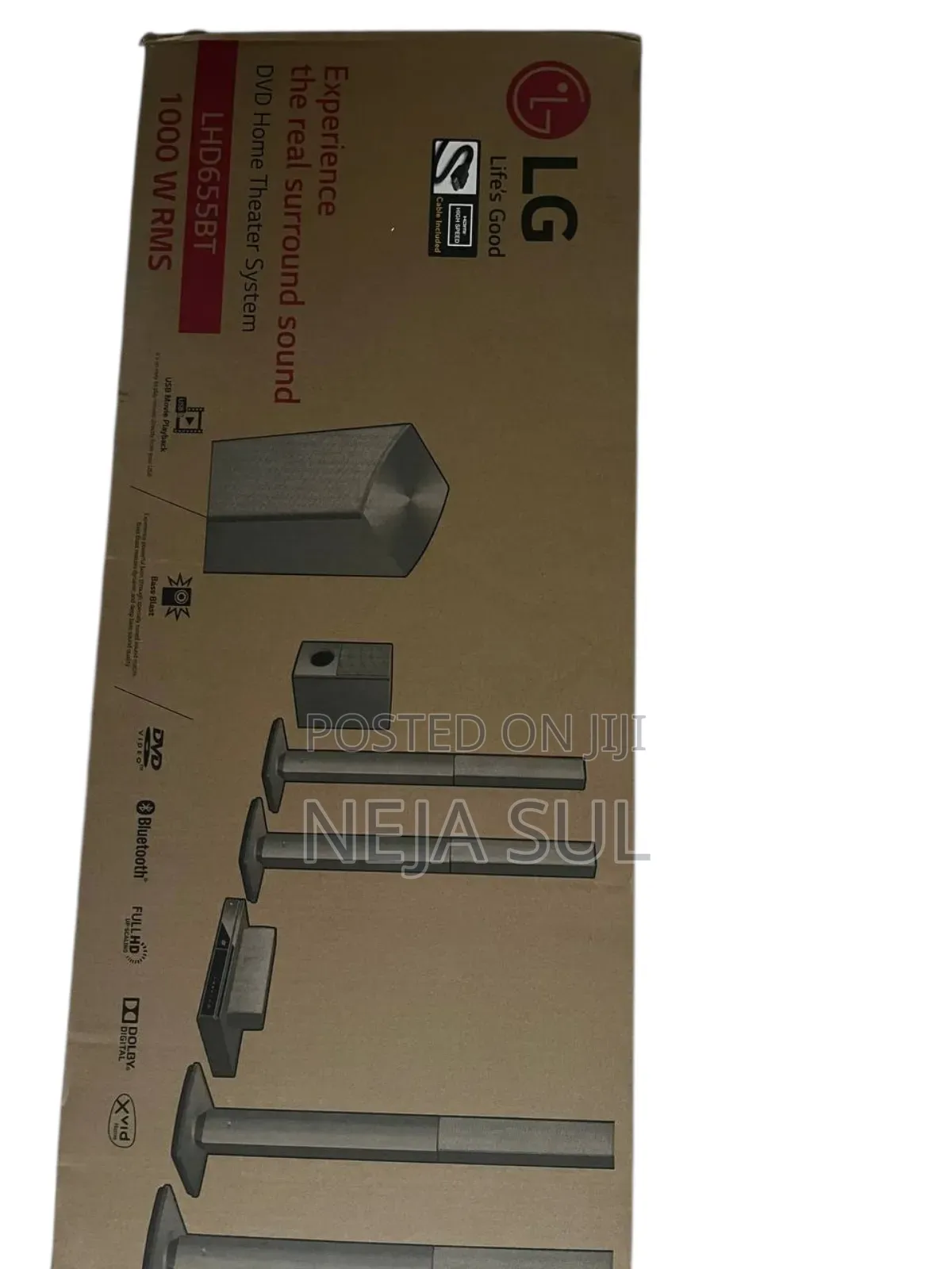 DVD Home Theatres 1000w Lg Speakers Deliver