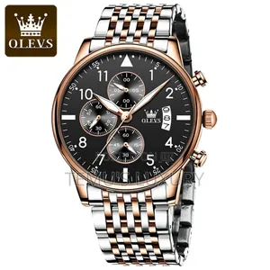 Orignal Olevs Men's Fashion Watch With Calendar Timer, Analog