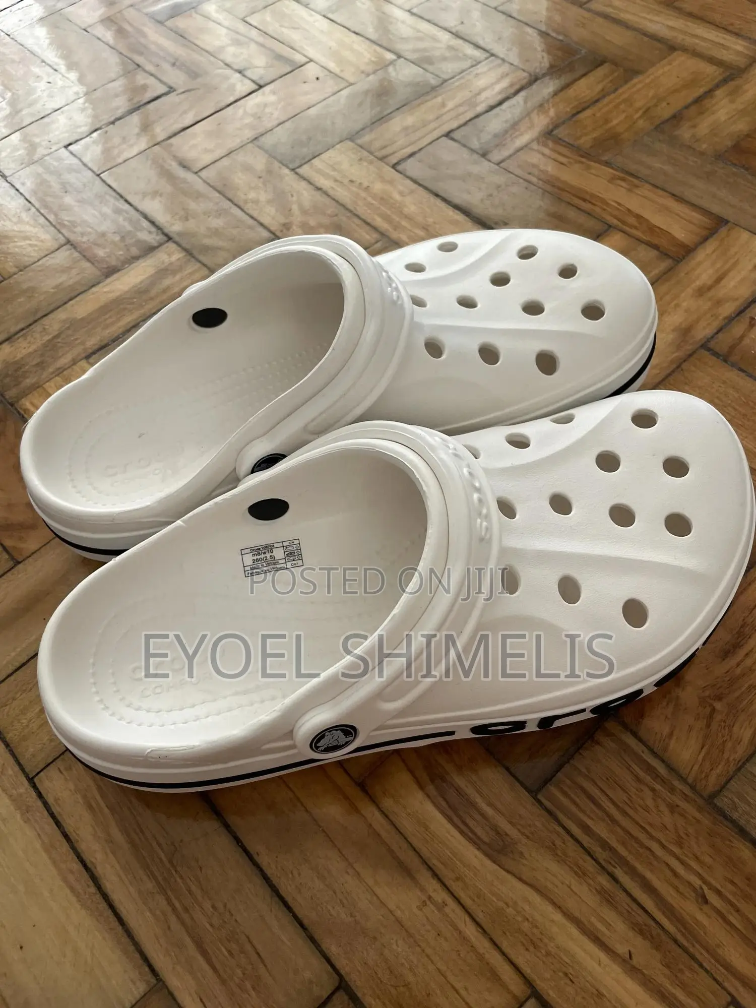 White Crocs