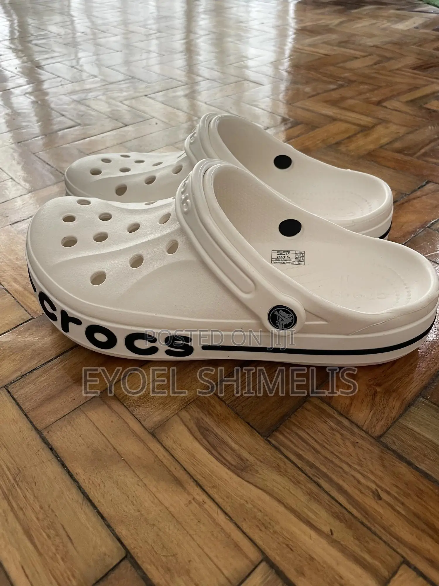 White Crocs