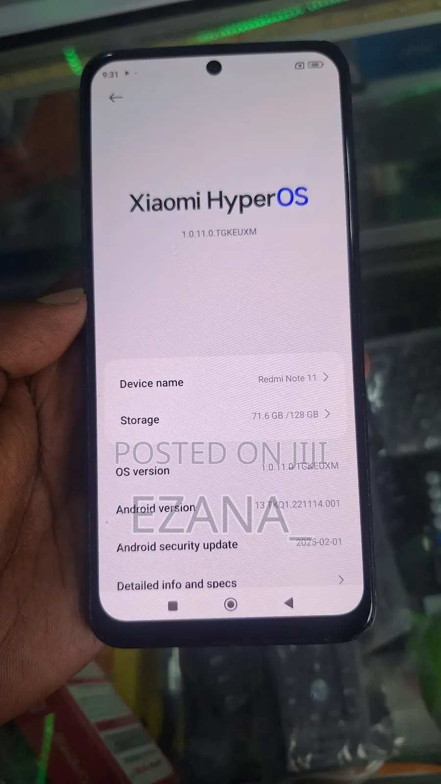 Xiaomi Redmi Note 11 128 GB Gray