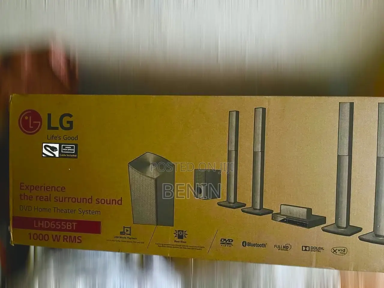 Lg DVD Home Theatre 1000w Speaker Deliver