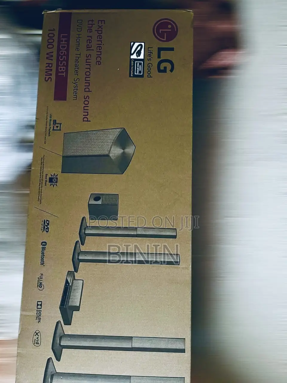 Lg DVD Home Theatre 1000w Speaker Deliver