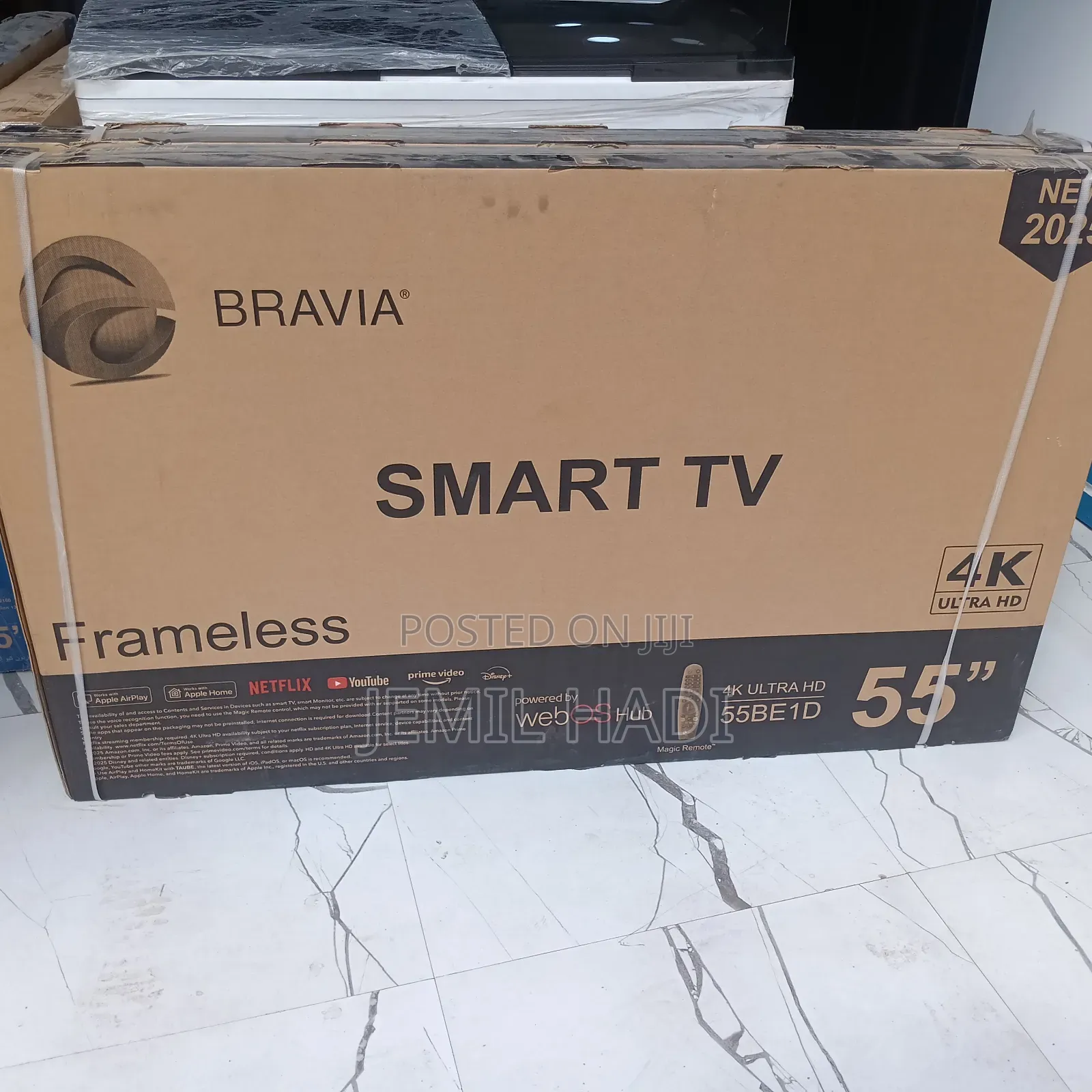 Bravia Smart Tv 55 Inch Andraid Framless 2025 Model New