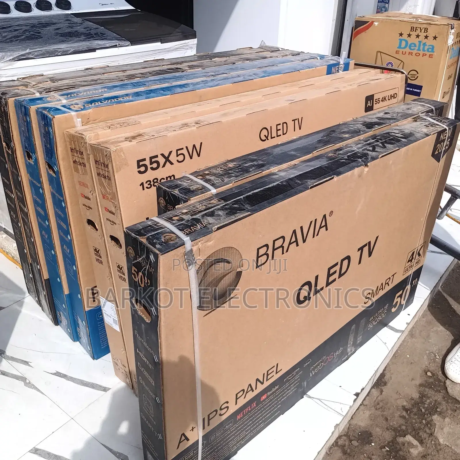 Bravia Smart Tv 55 Inch Andraid Framless 2025 Model New