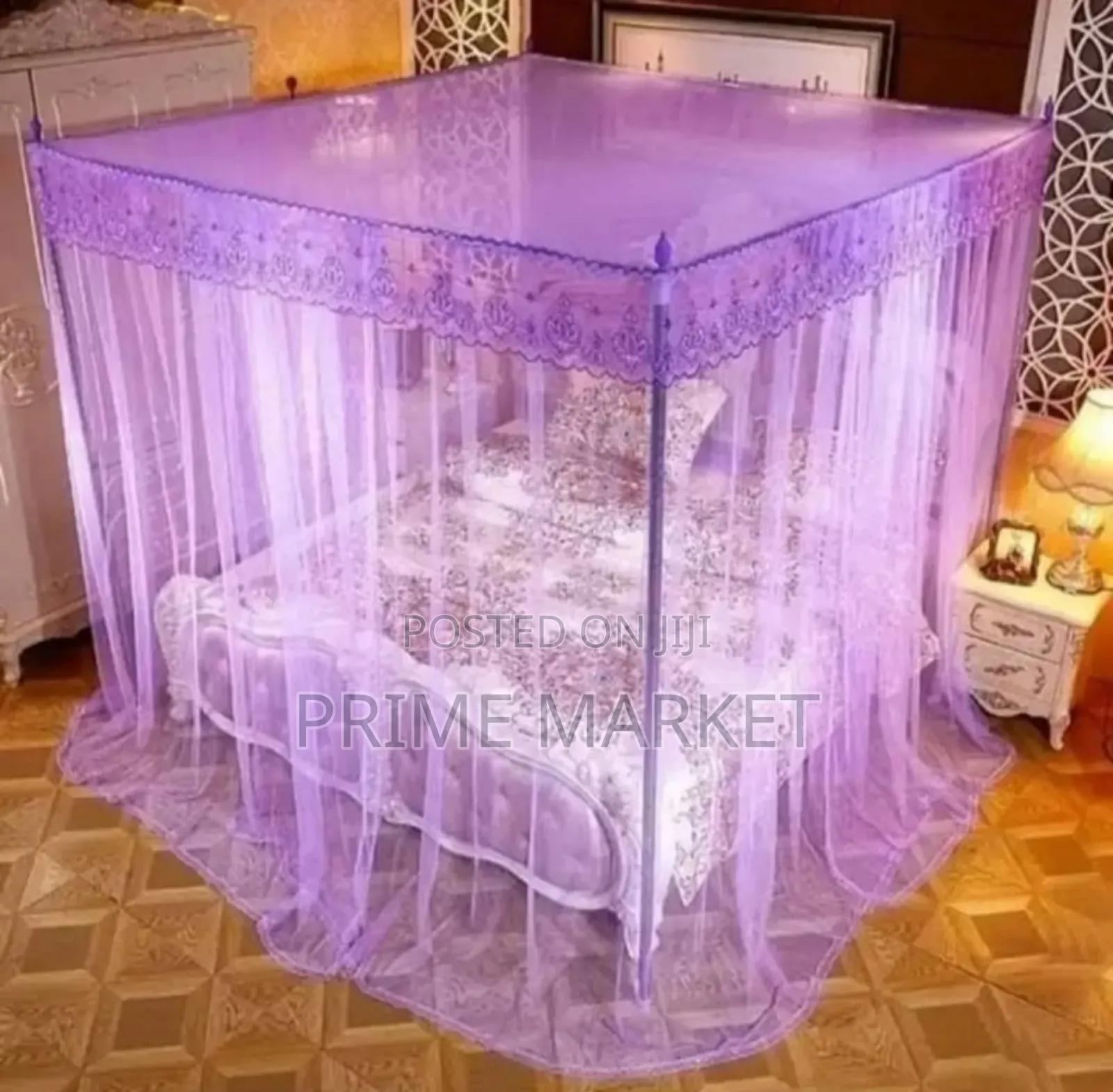 አጎበር - ❹ መዓዘን [4 ማቆሚያ ያለው]