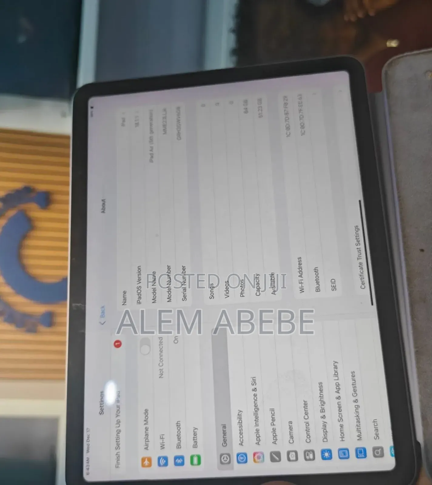 New Apple iPad Air (2022) 64 GB