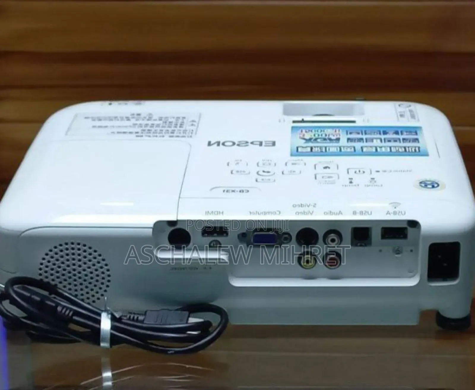 Epson Projector Model Name: Cb-X31 Hardware Interface: Vga, Usb, Hd