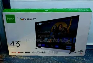 Photo - Syinix 43 Inch Tv Smart Frameless Hey Google Real Original Syinix Tv