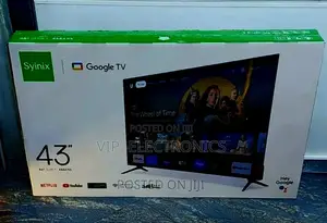 Photo - Syinix 43 Inch Tv Smart Frameless Hey Google Real Original Syinix Tv