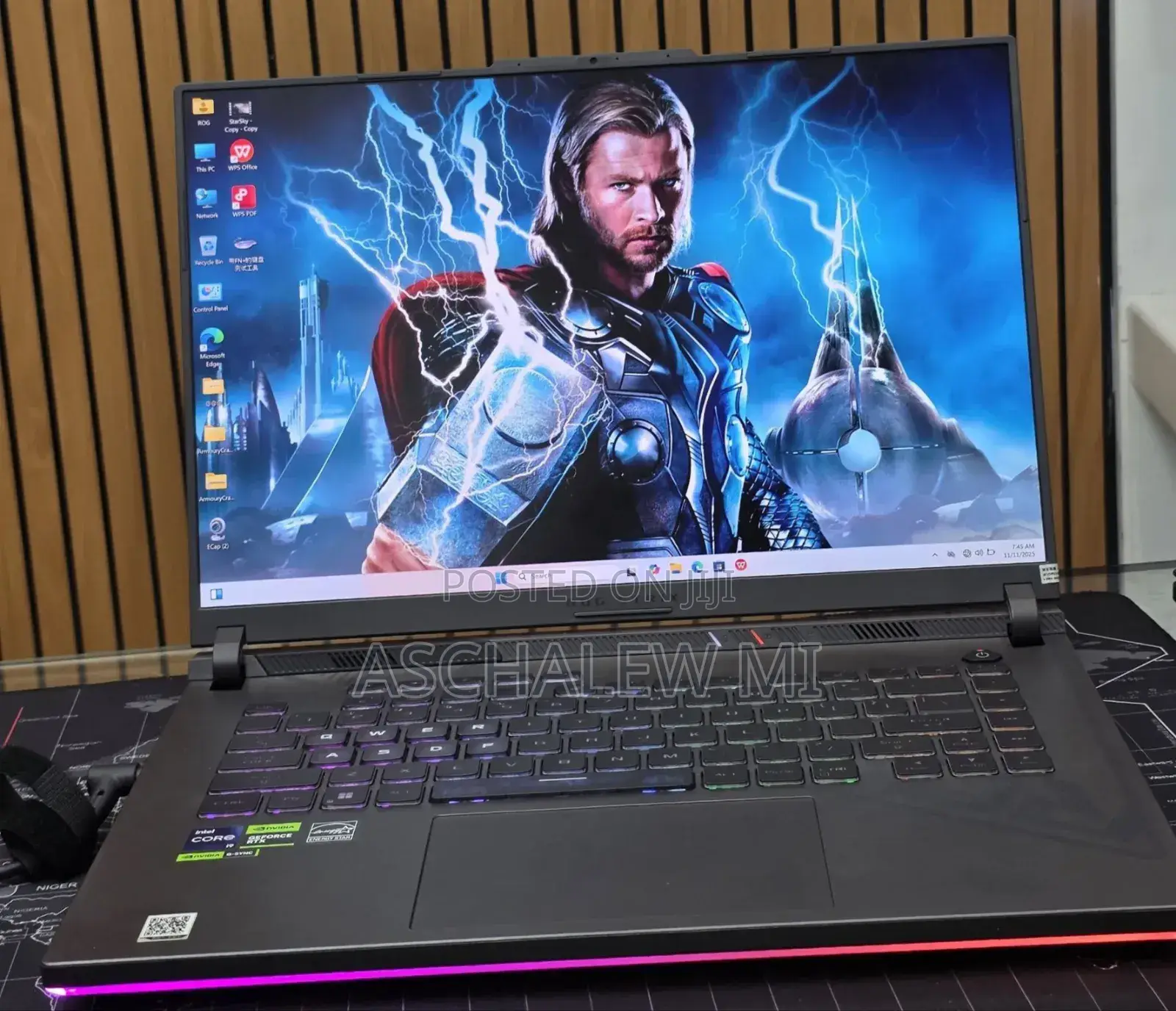New Laptop Asus ROG Strix G16 G614 16GB Intel Core I9 SSD 1T
