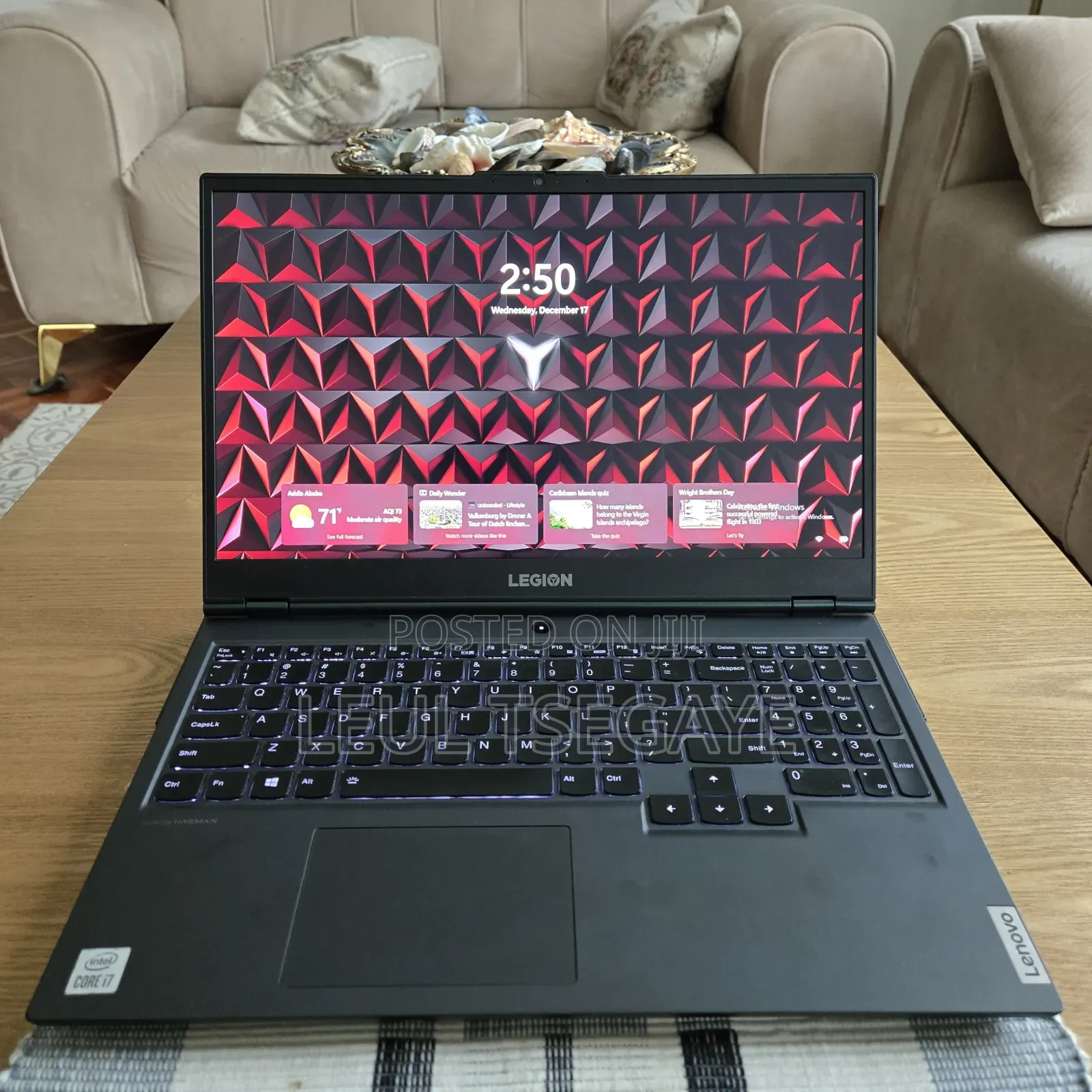 Laptop Lenovo Legion 5 16GB Intel Core I7 SSD 512GB