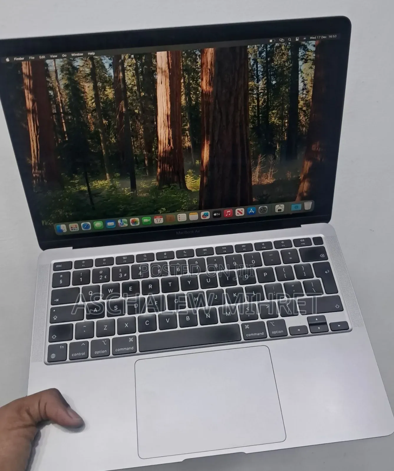 New Laptop Apple MacBook Air 2020 M1 16GB Apple M1 SSD 256GB