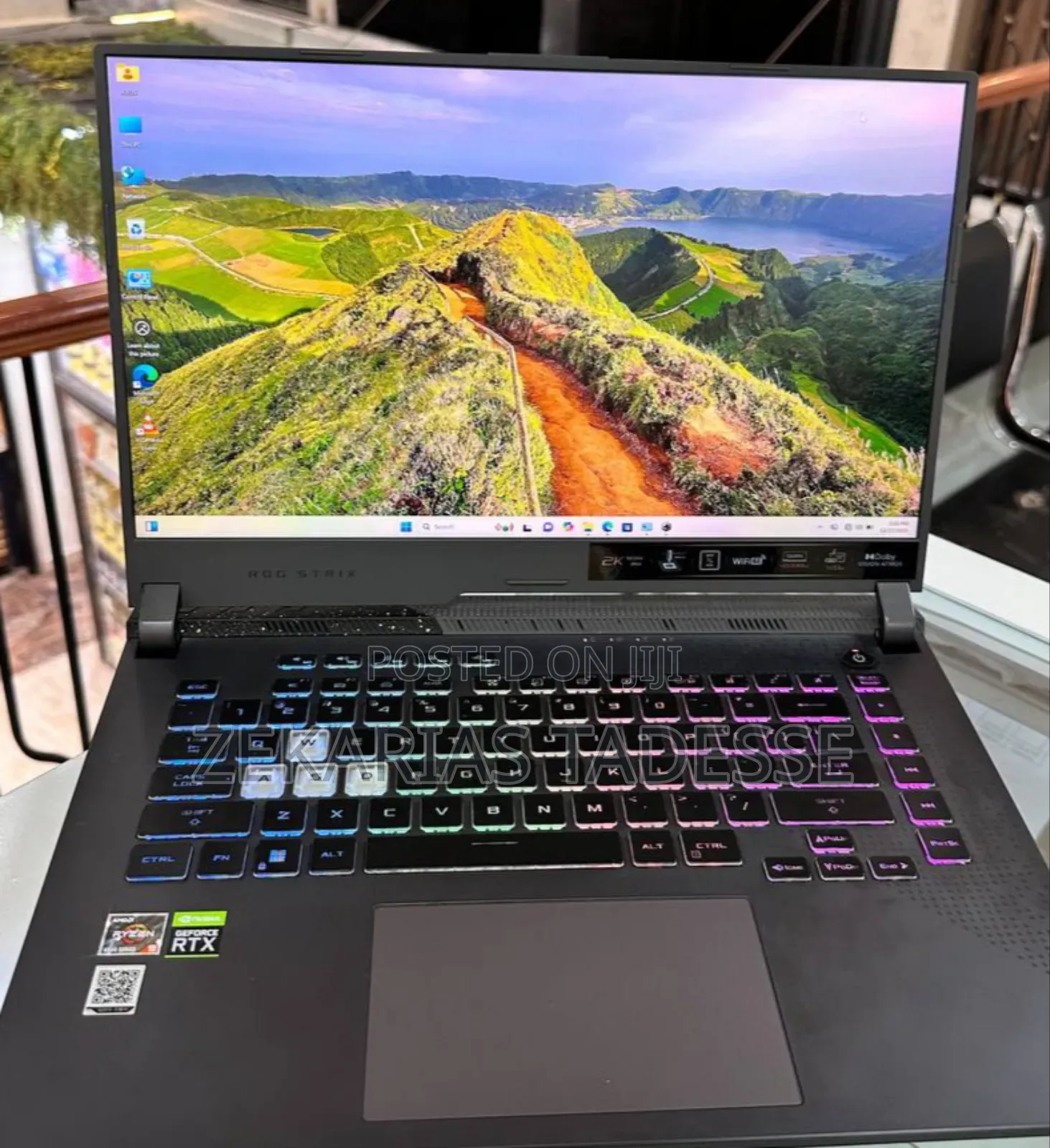 New Laptop Asus ROG Strix G15 16GB AMD Ryzen 9 SSD 512GB