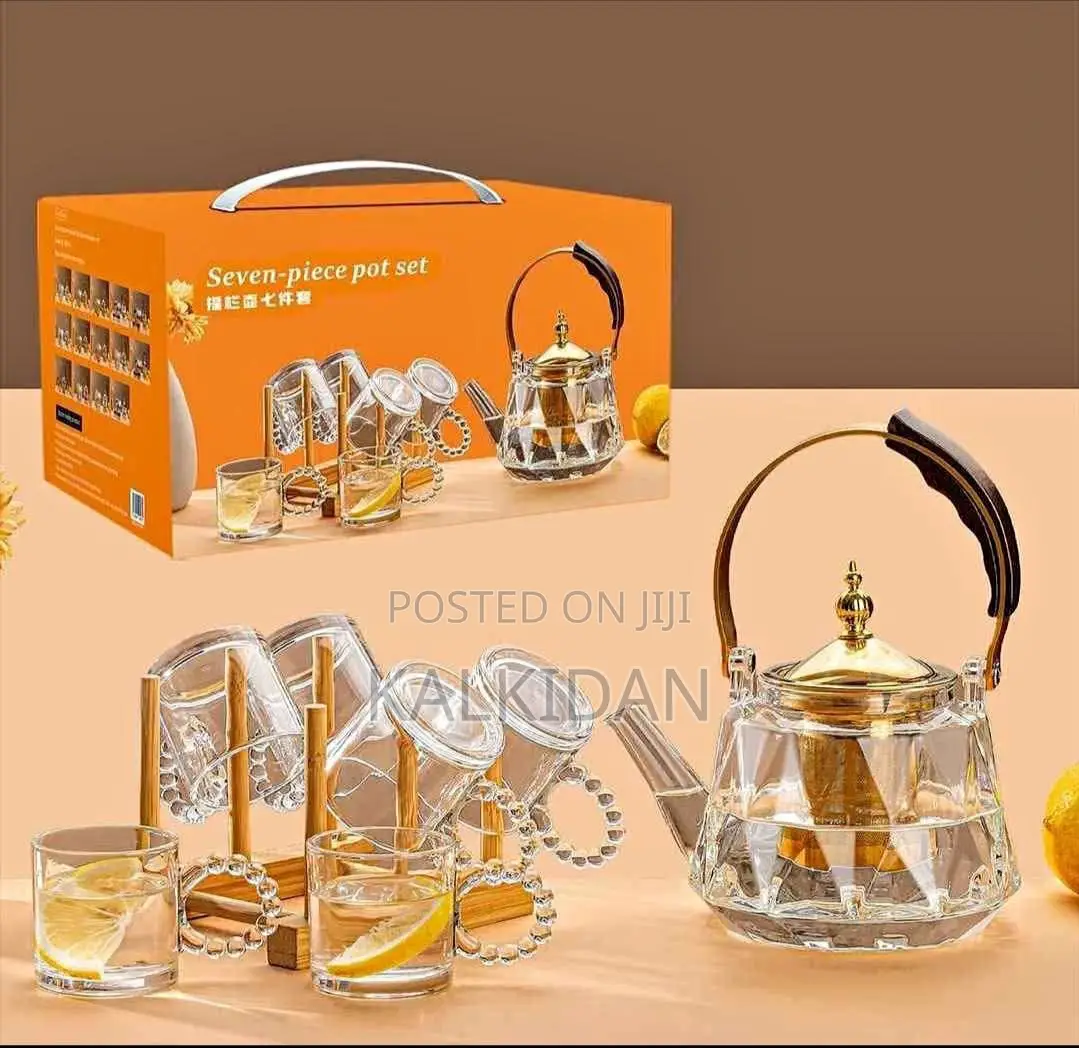 7set Tea Pot Complet የሻይ ኮምፕሌት