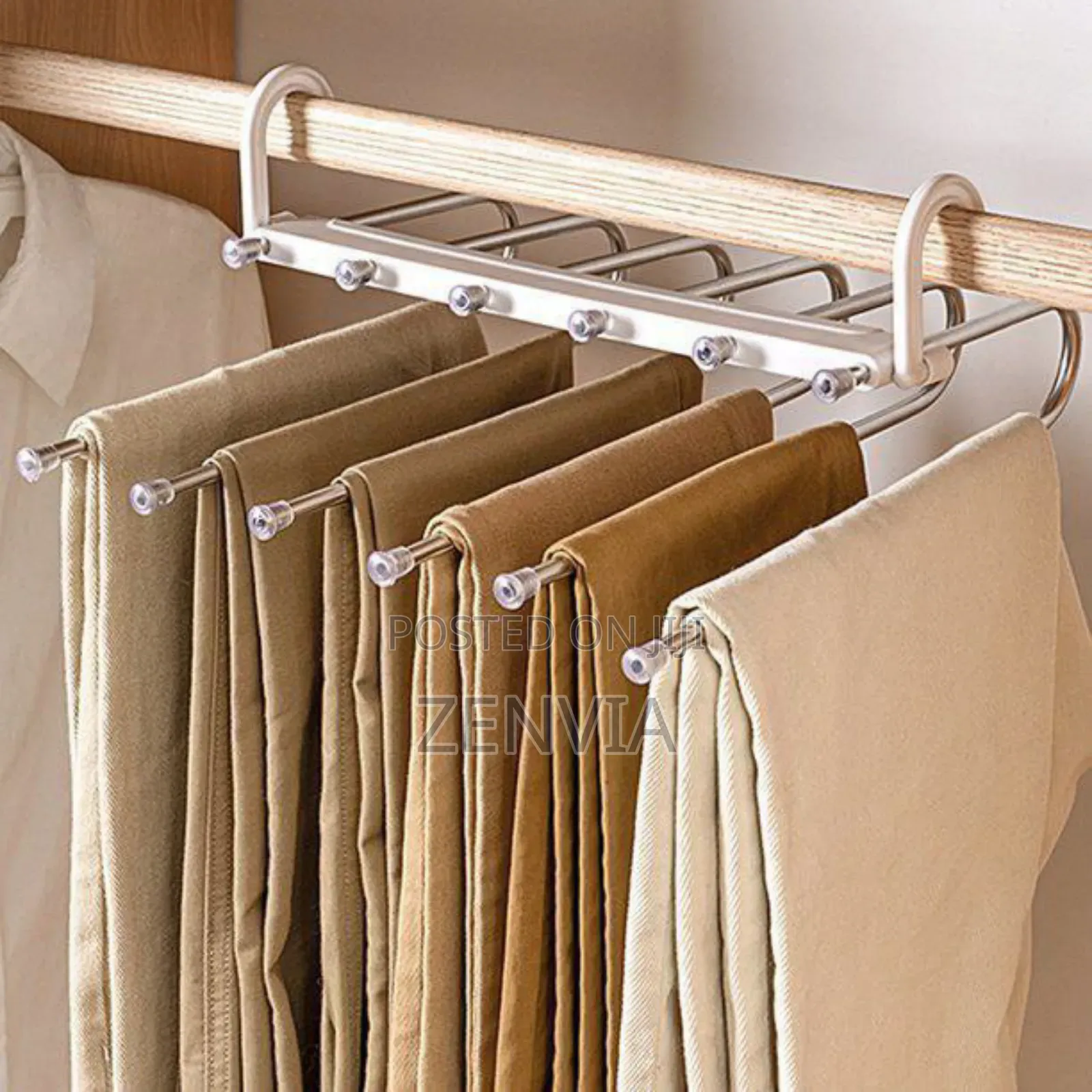 5 in 1 Trousers Hanger/ Free Delivery / የሱሪ ማስቀመጫ