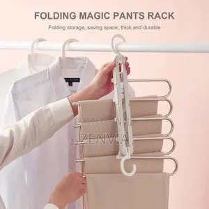 5 in 1 Trousers Hanger/ Free Delivery / የሱሪ ማስቀመጫ